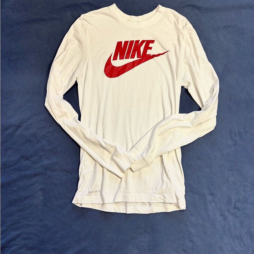 Nike White Dri-Fit Tee